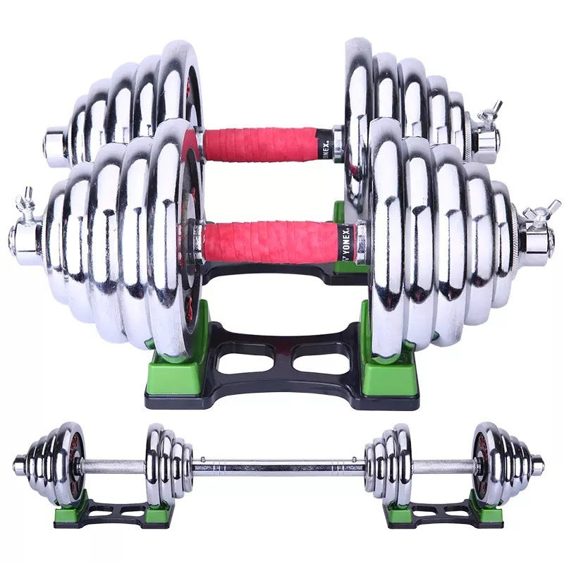 Elevate Your Workout with Our Pure Iron Solid Electroplating Dumbbells
